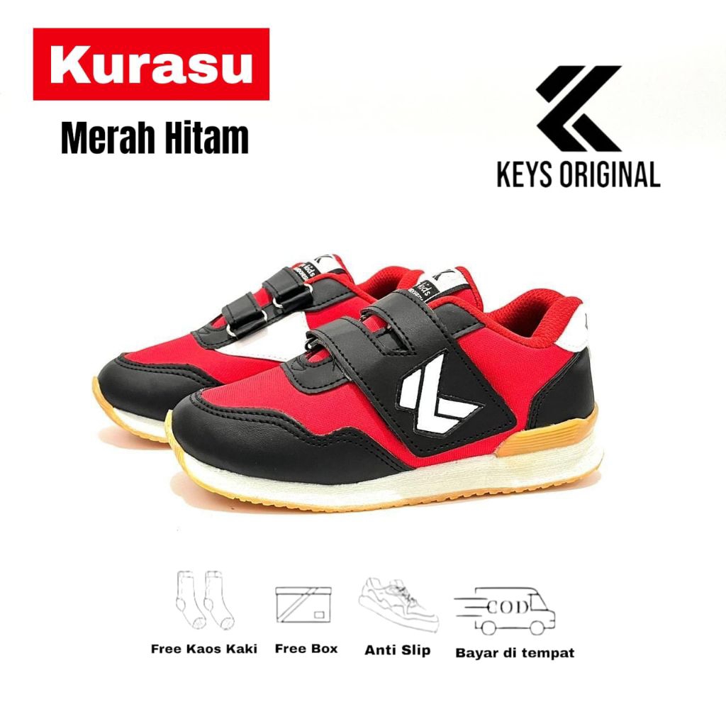 Sepatu hitam anak laki laki sepatu anak laki-laki sepatu sneakers anak laki-laki sepatu casual anak 