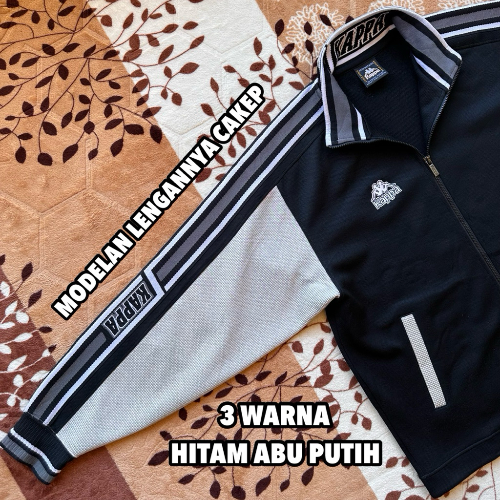 KAPPA Tapped - Tracktop (Black, Grey & White) L