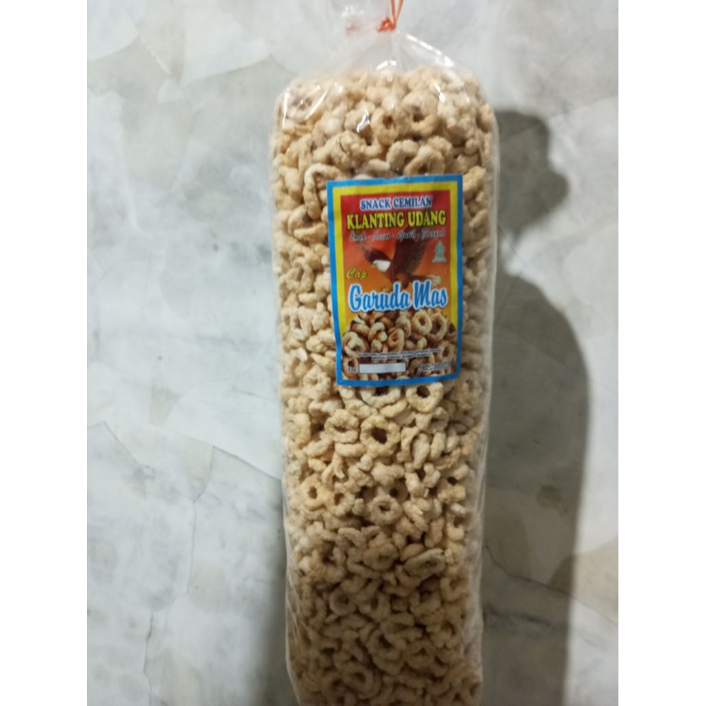 klanting udang, slondok udang klanting gurih rasa udang cemilan murah enak