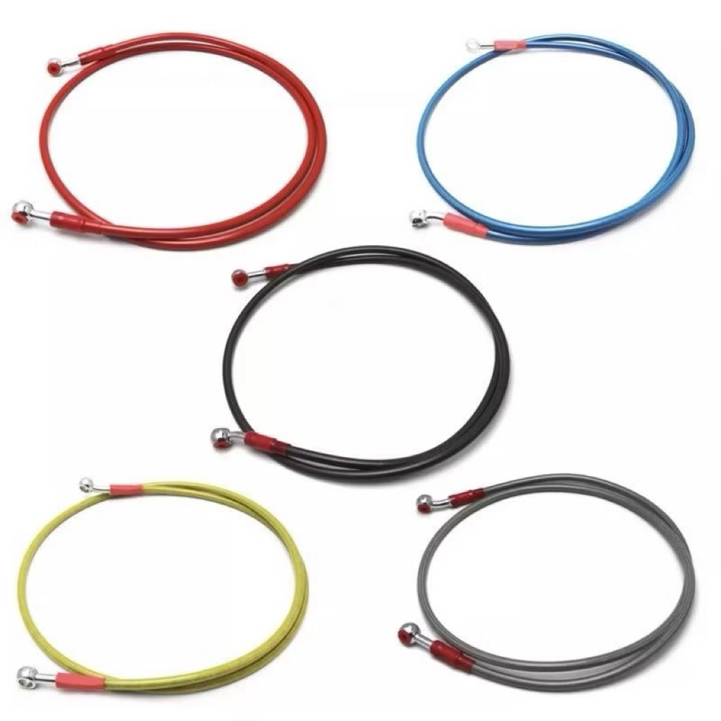 Selang Rem Variasi Depan / Tali Kabel Rem Cakram Depan Brake Line Serat Karbon Ukuran 95cm Jupiter M