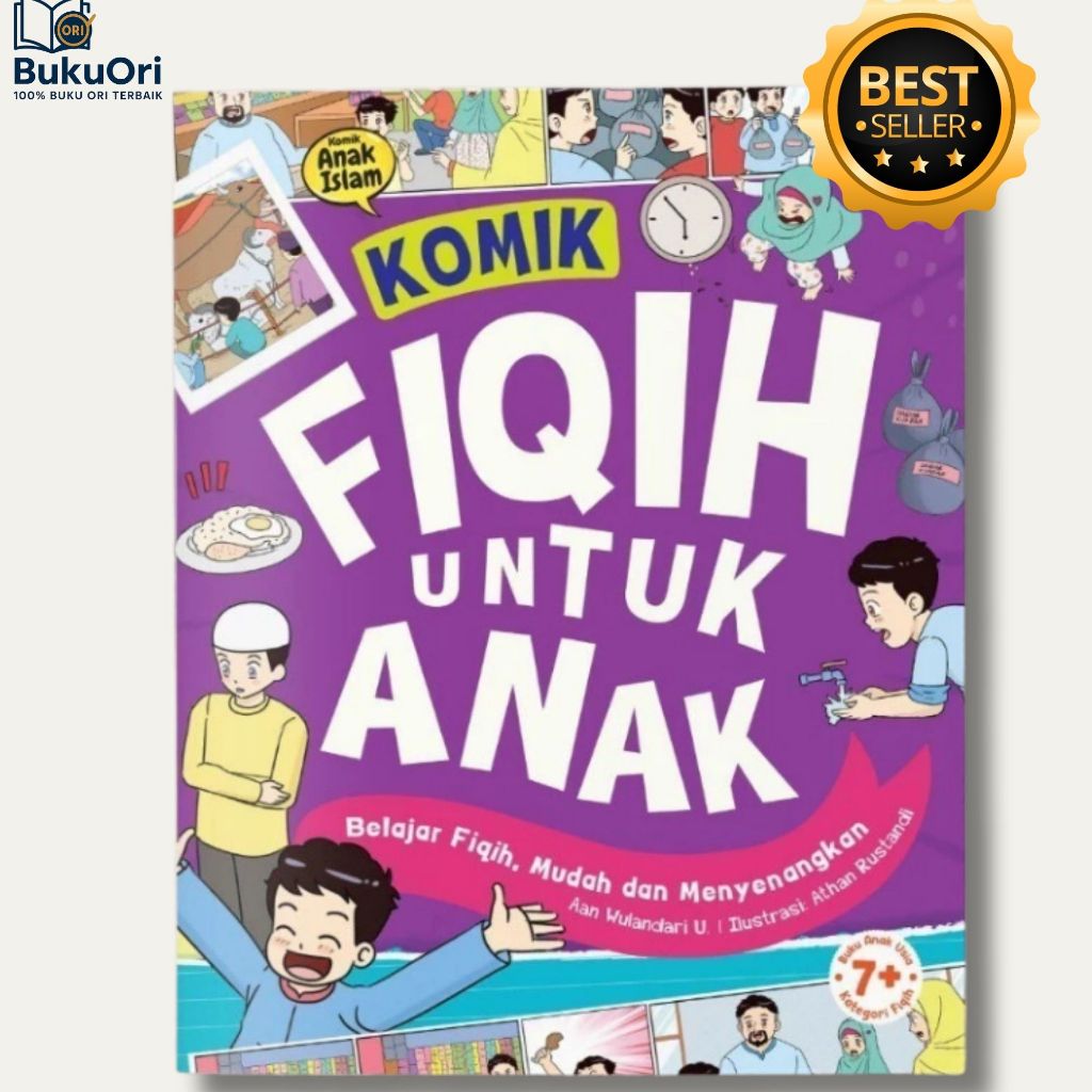 Buku Bacaan Anak Sd Cerita Islami Bergambar Edukatif Komik Fiqih Untuk Anak - Best Seller