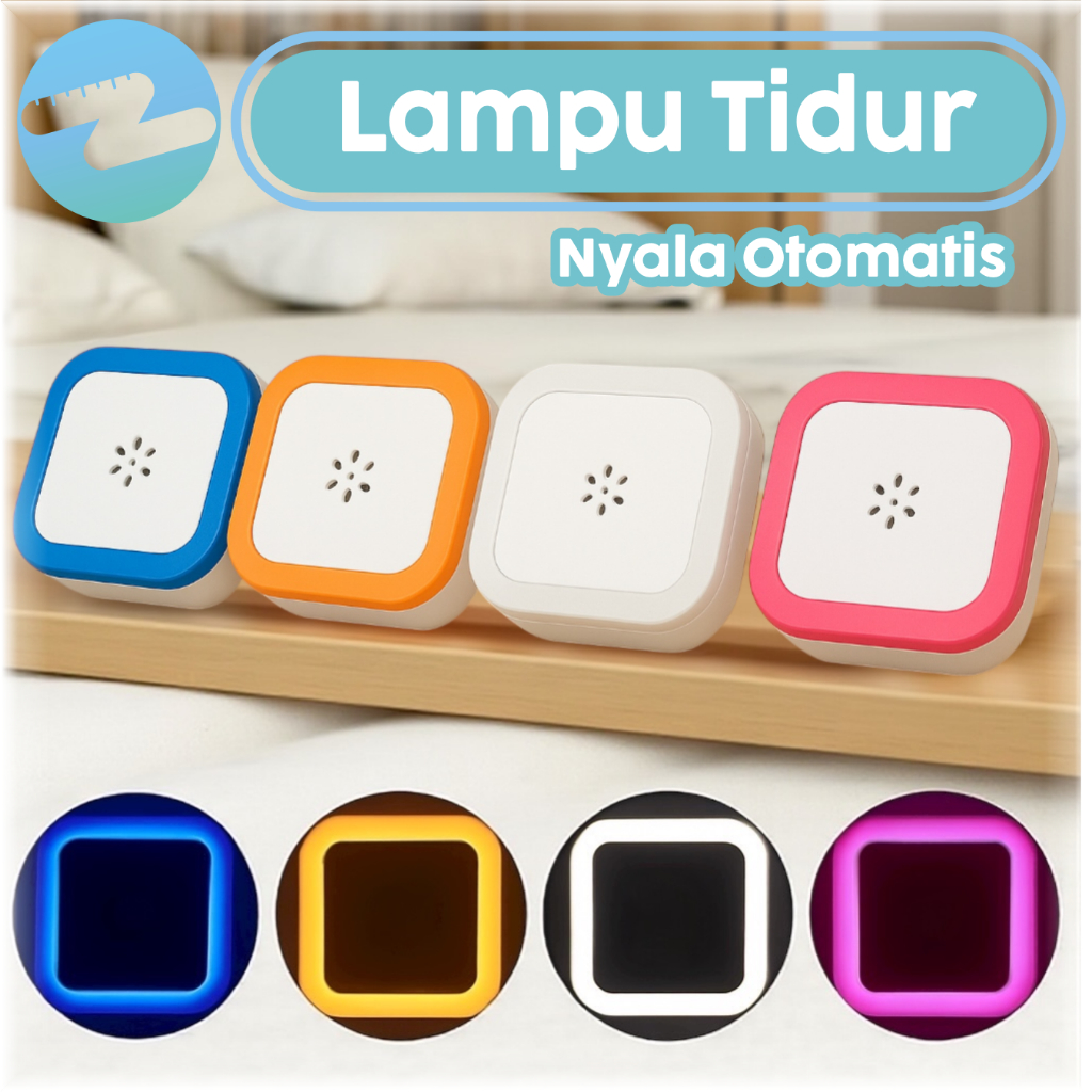 Lampu Tidur Otomatis – Nyala Saat Gelap