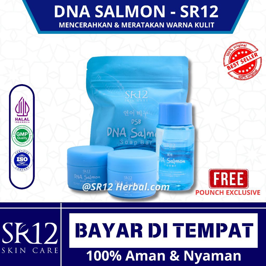 DNA Salmon SR12 / DNA Salmon Package Mencerahkan Wajah