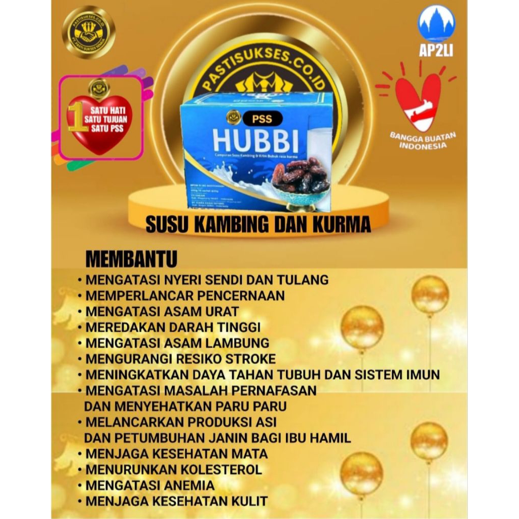 Susu Hubby Pss// Susu Kambing + bubuk kurma halal & Bpom