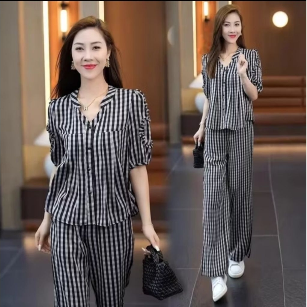 One set Setelan Wanita korea