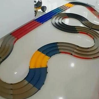 trek tamiya arena bermain tamiya jalur tamiya track 3 jalur lurus blk