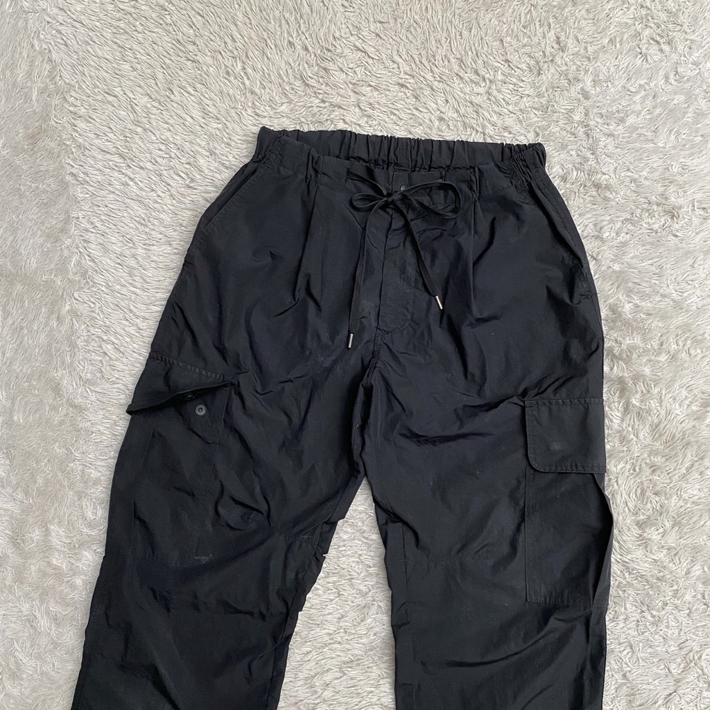 Frizm Work Cargo String Pants Parachute Nylon Long Pants Regular