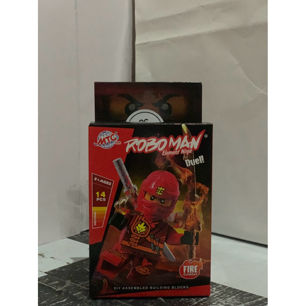 Mini Lego Roboman - Mainan Bongkar Pasang Superhero (HA Toys)