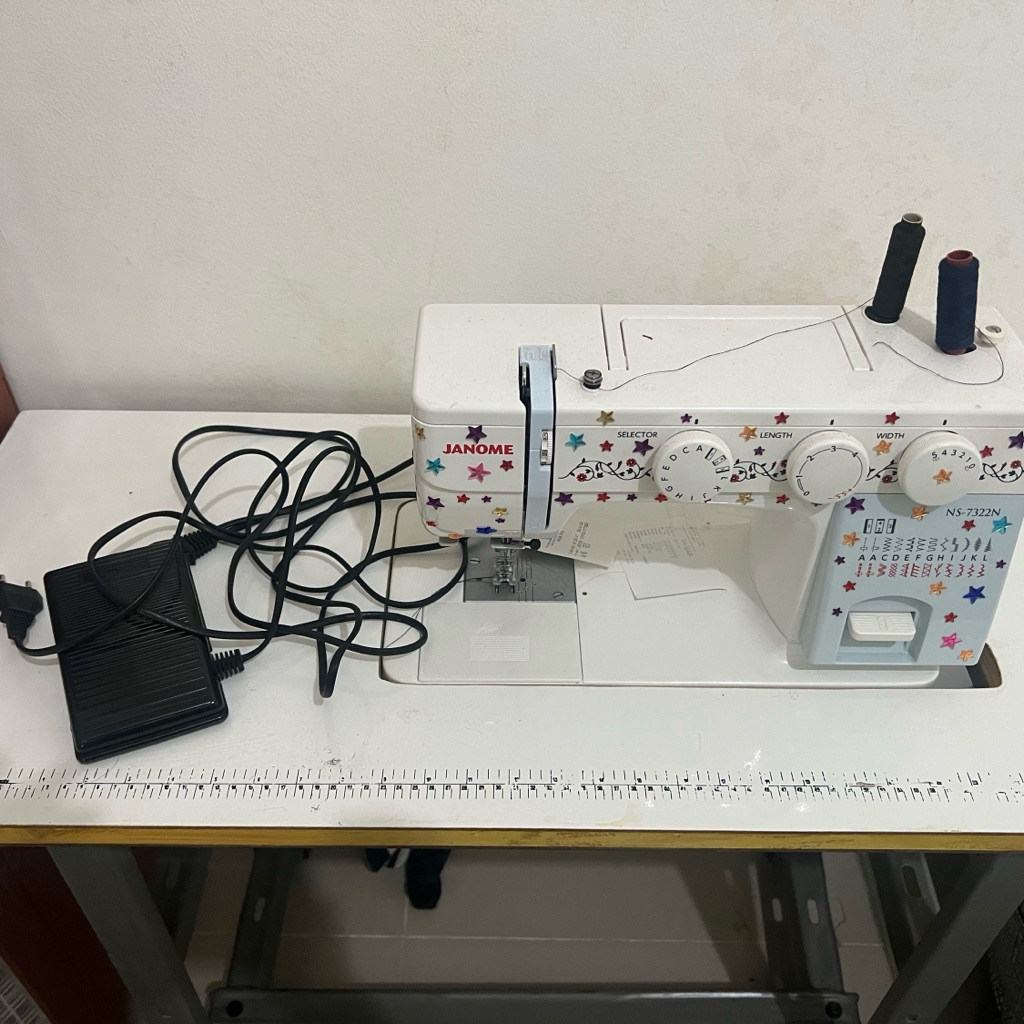 JANOME NS7330N MESIN JAHIT PORTABLE SECOND NS-7330N