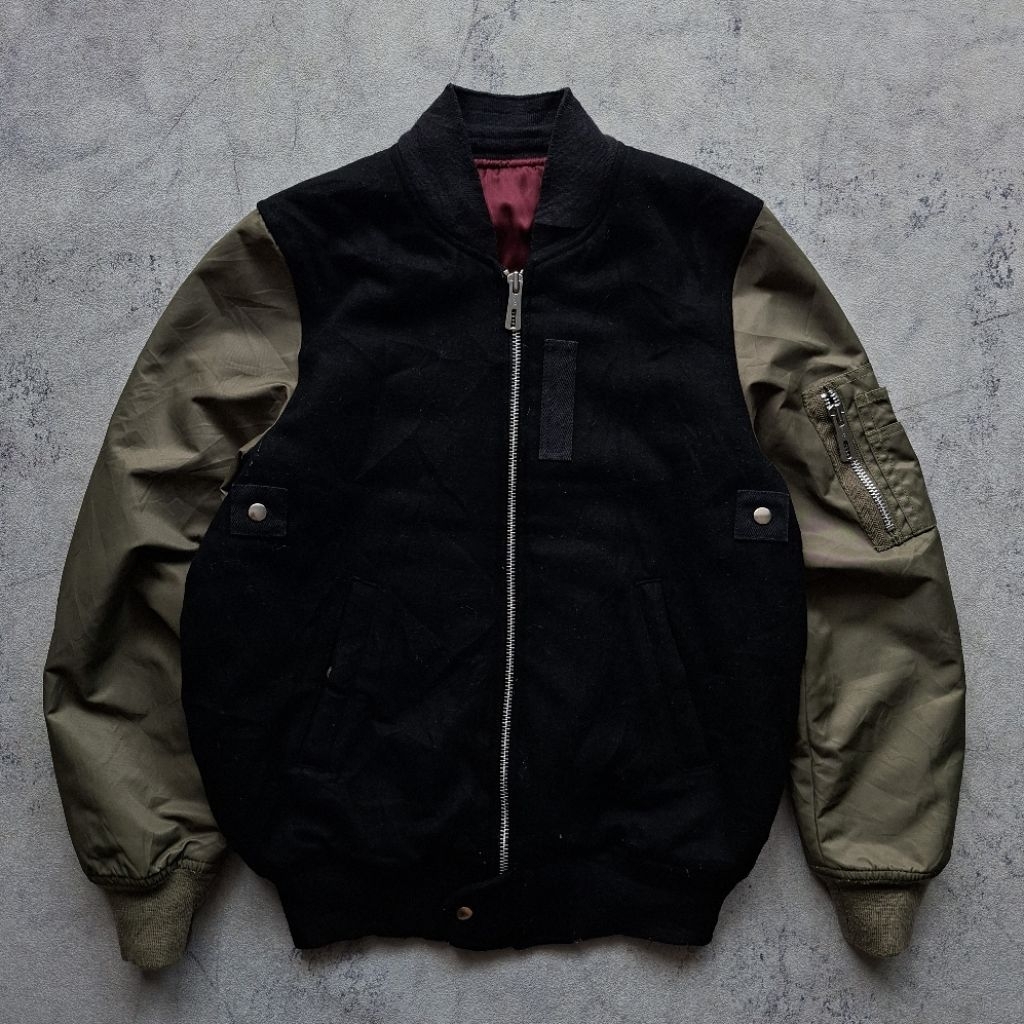 Bomber Jacket SLY Military (Black/Olive)