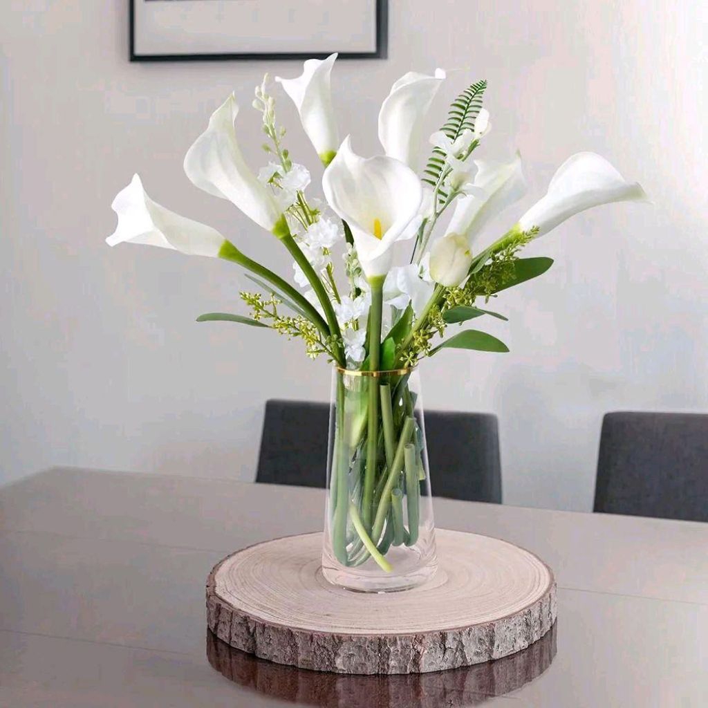 Bunga Calla Lily Artificial Premium PU Latex Import -Single- Big Jumbo