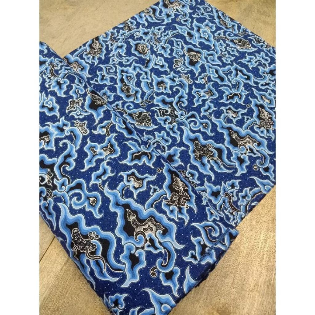 Kain Batik Katun Halus 40s / Kain Batik Mega Mendung / Batik Meteran / higt Quality