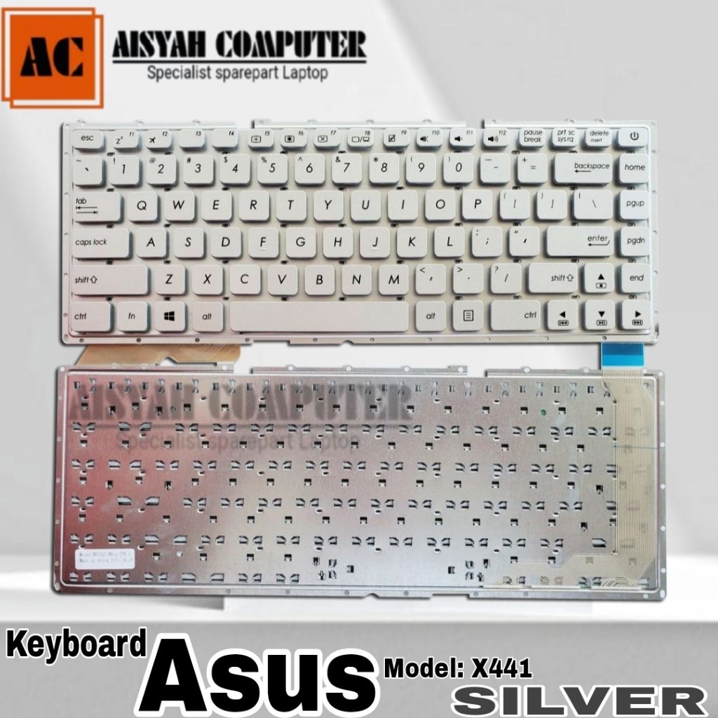 Keyboard Laptop Asus X441S X441N X441M X441U X441B - SILVER