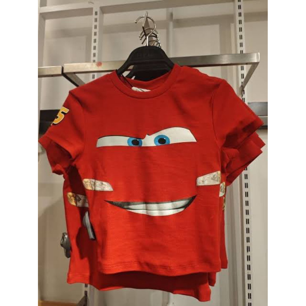 BERSHKA SEASONS 2025 NEW AVAILABLE T-SHIRT COLLAB CARS MCQUEEN DISNEY