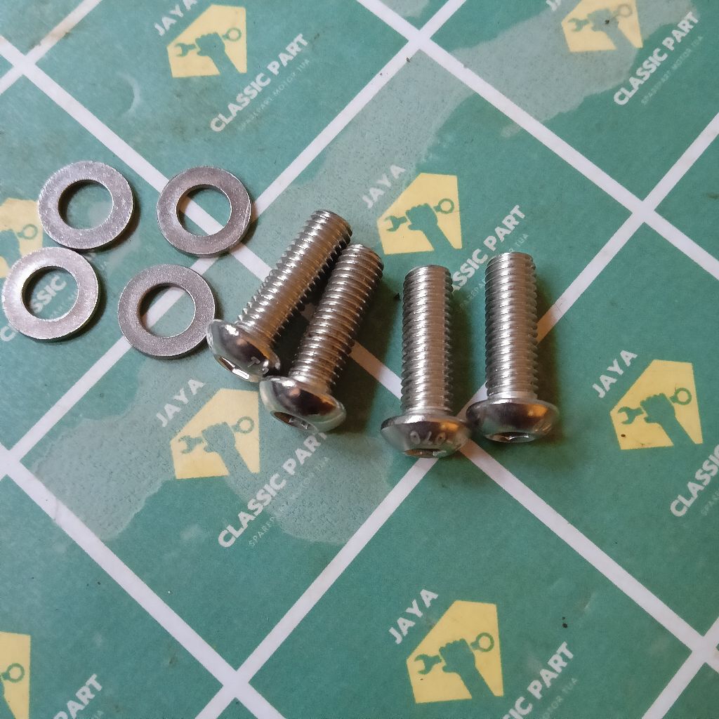 BOLT SOCKET BAUT DUDUKAN FOOTSTEP BELAKANG CBR 150 SUPRA GTR NEW SONIC150