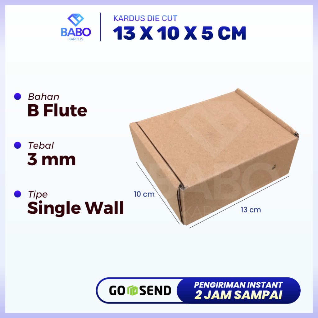 Kardus Packing Kecil Online Shop 13x10x5 cm Dus Packing Kecil Mini Box Packaging Kecil Murah Polos (