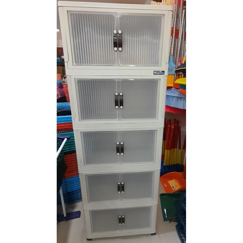 Lemari Transparan Napolly/Lemari pakaian