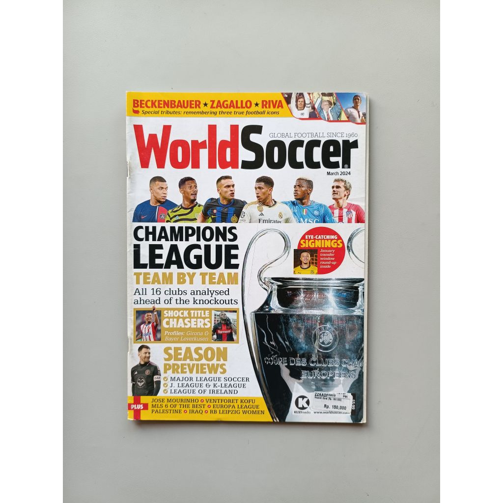 MAJALAH IMPORT WORLD SOCCER MARCH 2024