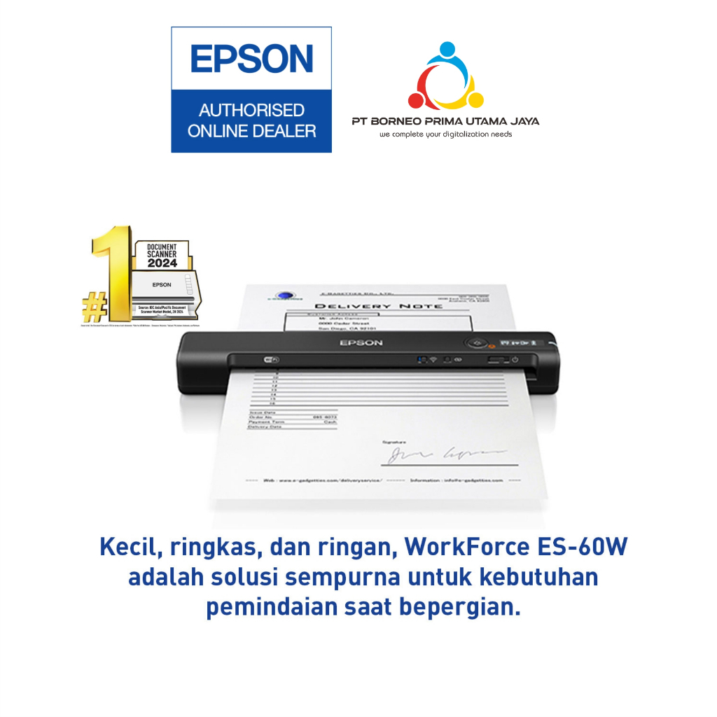 SCANNER PORTABLE ES-60W EPSON SCANNER