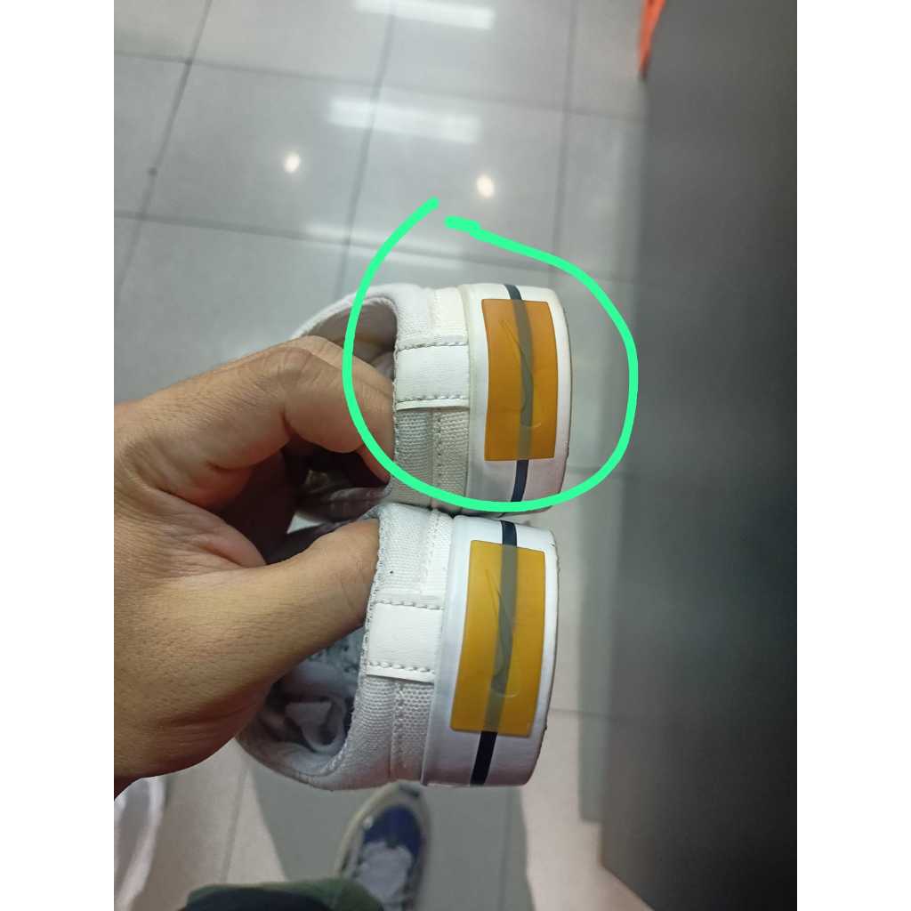 BARANG BARU EX DISPLAY SLIP ON NIKE Wmns Court Legacy Mule DB3970-100 SIZE=US 6.5=37.5