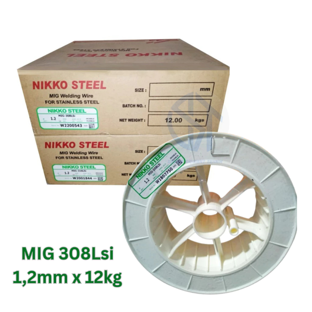Kawat Las MIG 308-LSi 1.2mm 12kg Nikko Steel 308LSi 1,2mm 12kg Kawat las MIG Stainless