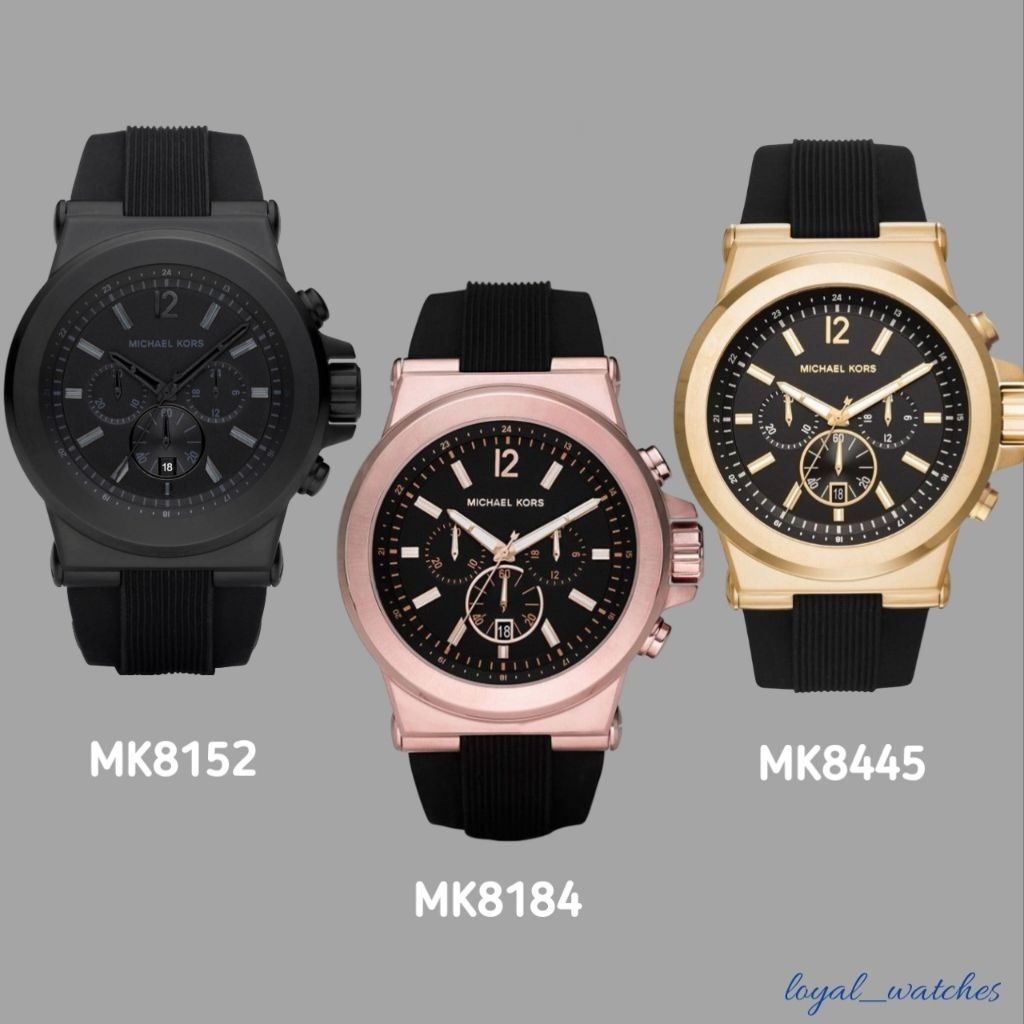 JAM TANGAN PRIA RUBBER TYPE MK8184, MK8152, MK8445