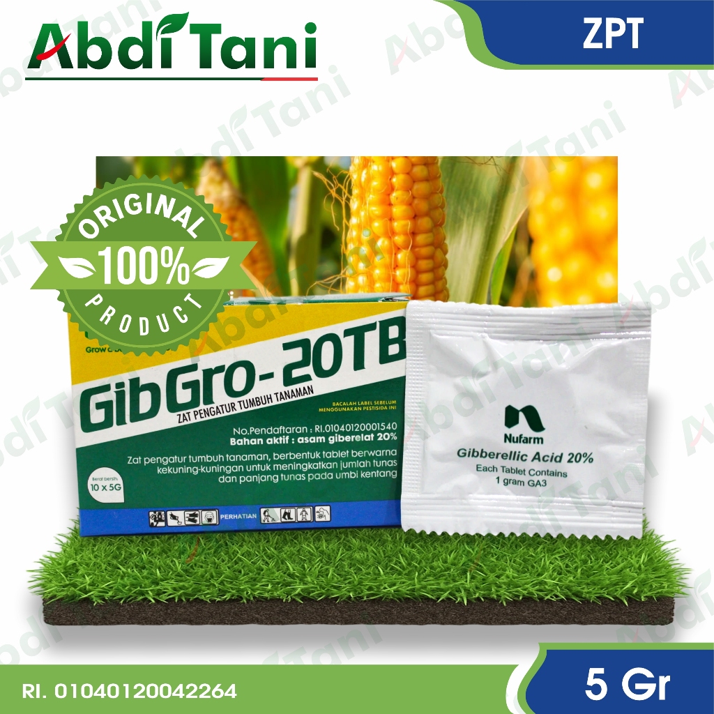 GIBGRO TABLET 5 GR Zat Perangsang Tumbuh