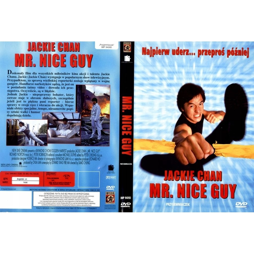 KASET DVD JACKIE CHAN MR NICE GUY