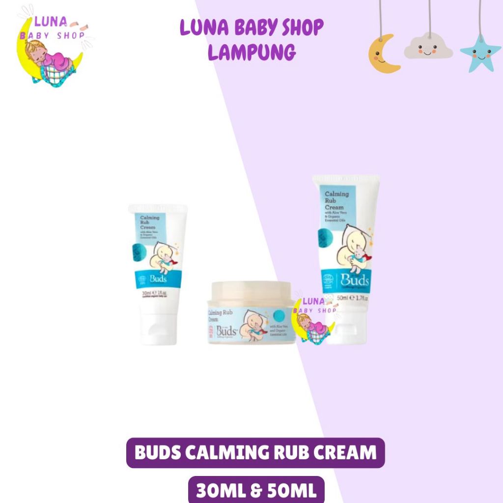Buds Calming Rub Cream Tube  30ml, 50ml Tube