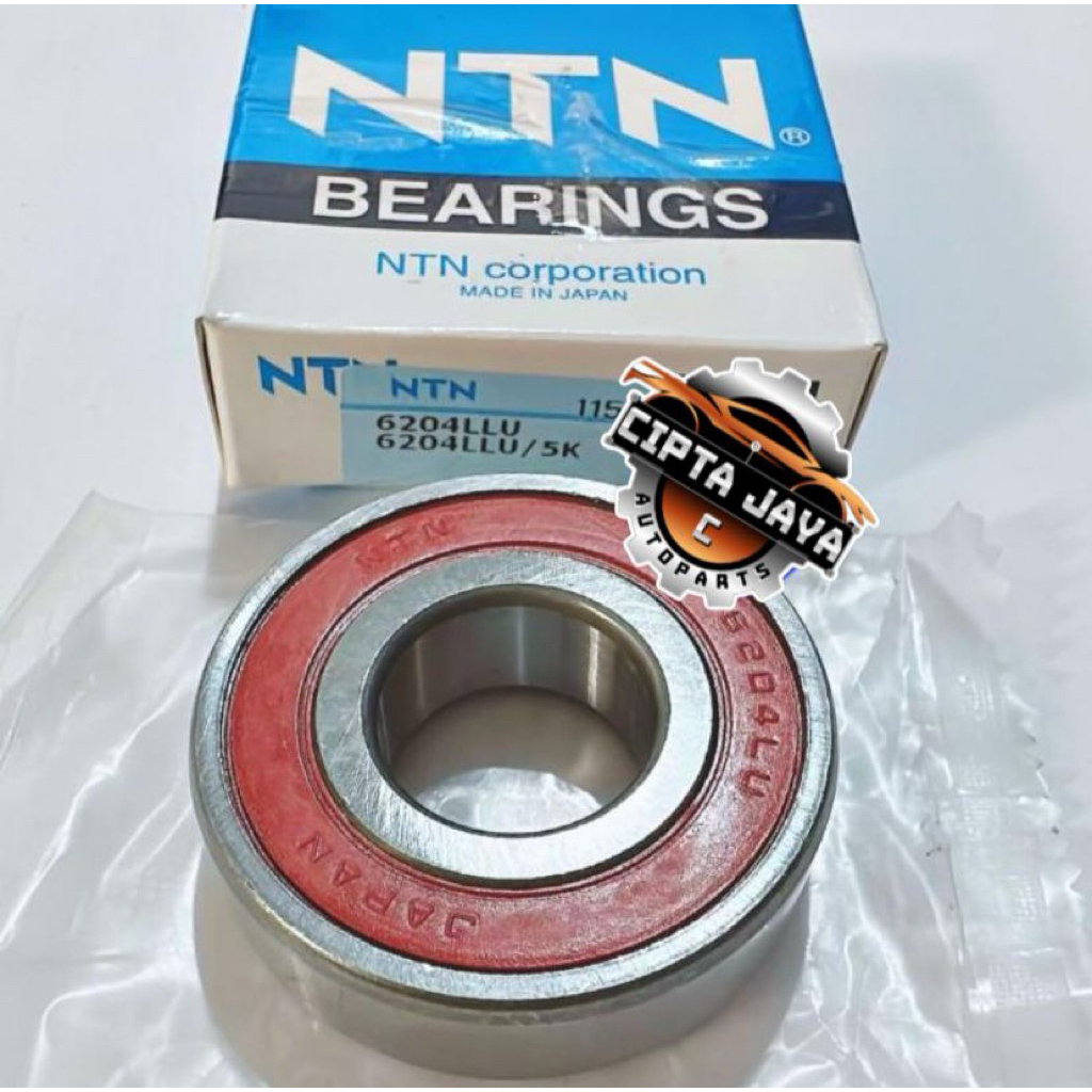 BEARING 6204LLU NTN BEARING 6204 LLU NTN TUTUP KARET