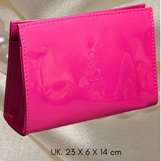 Pouch Makeup YSL Fuschia / Original Gift with Purchase