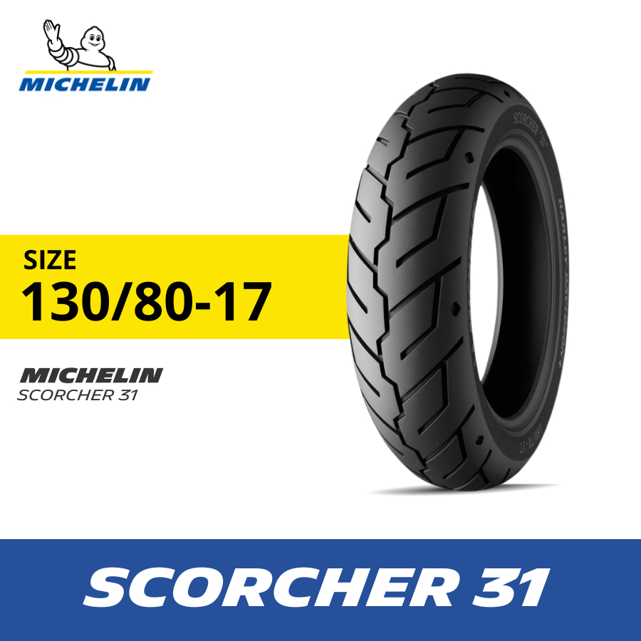 Michelin Ban Motor For HARLEY-DAVIDSON 65H Scorcher 31 - 130-80 B 17