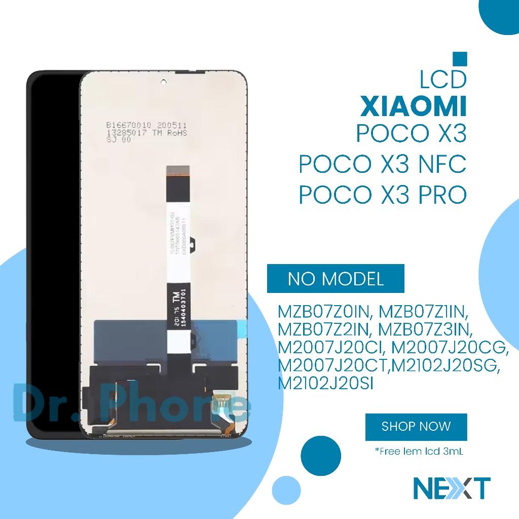 LCD Poco X3 / LCD Poco X3 NFC / LCD Poco X3 Pro - Fullset Touchscreen