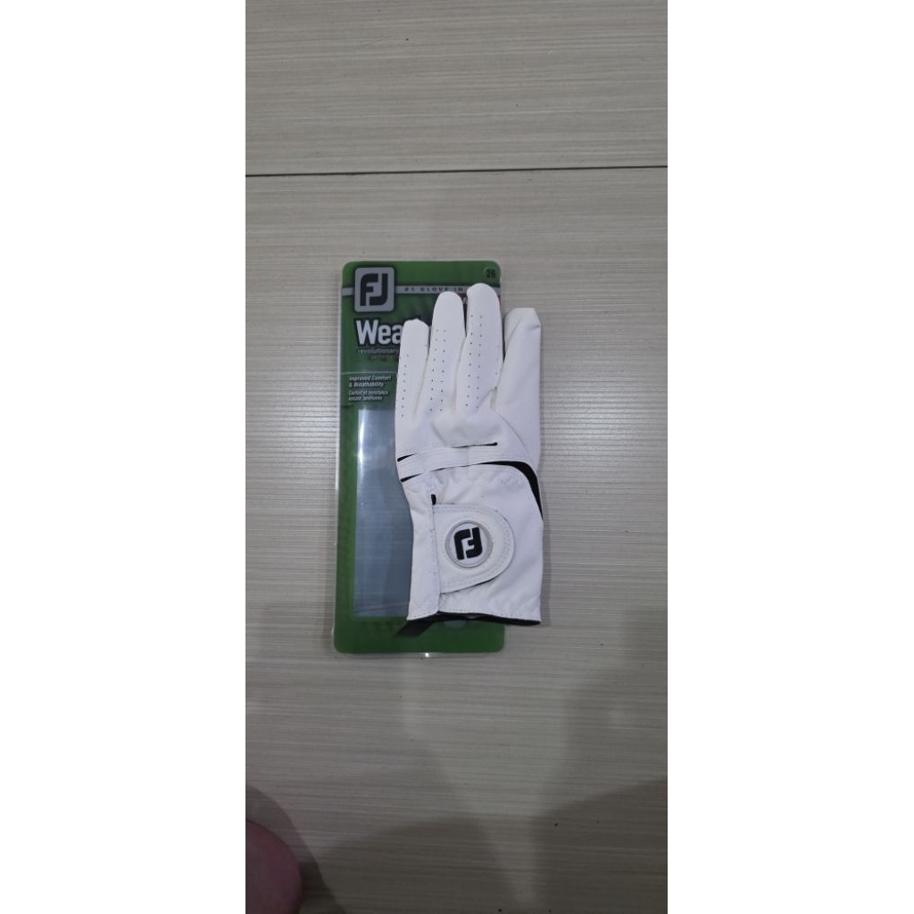 Golf Glove Sarung Tangan Golf Footjoy bahan Kulit warna putih