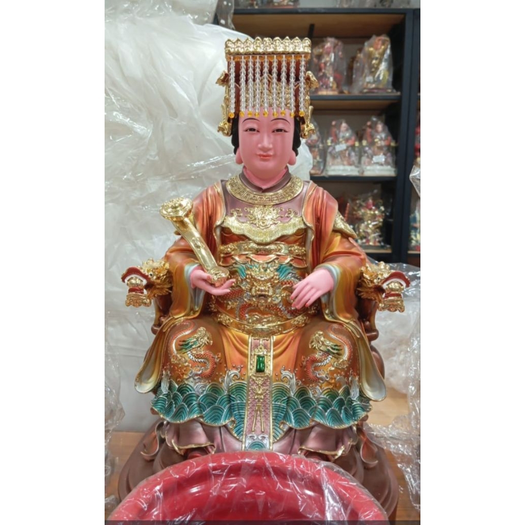 Patung / Rupang  Dewi MACO / Mazu / Macho 12" L2
