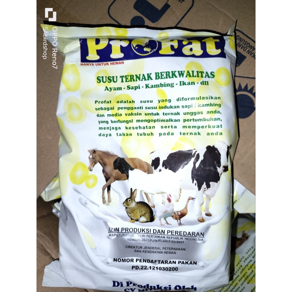 SUSU KAMBING SAPI DLL PROFAT kemasan 1kg