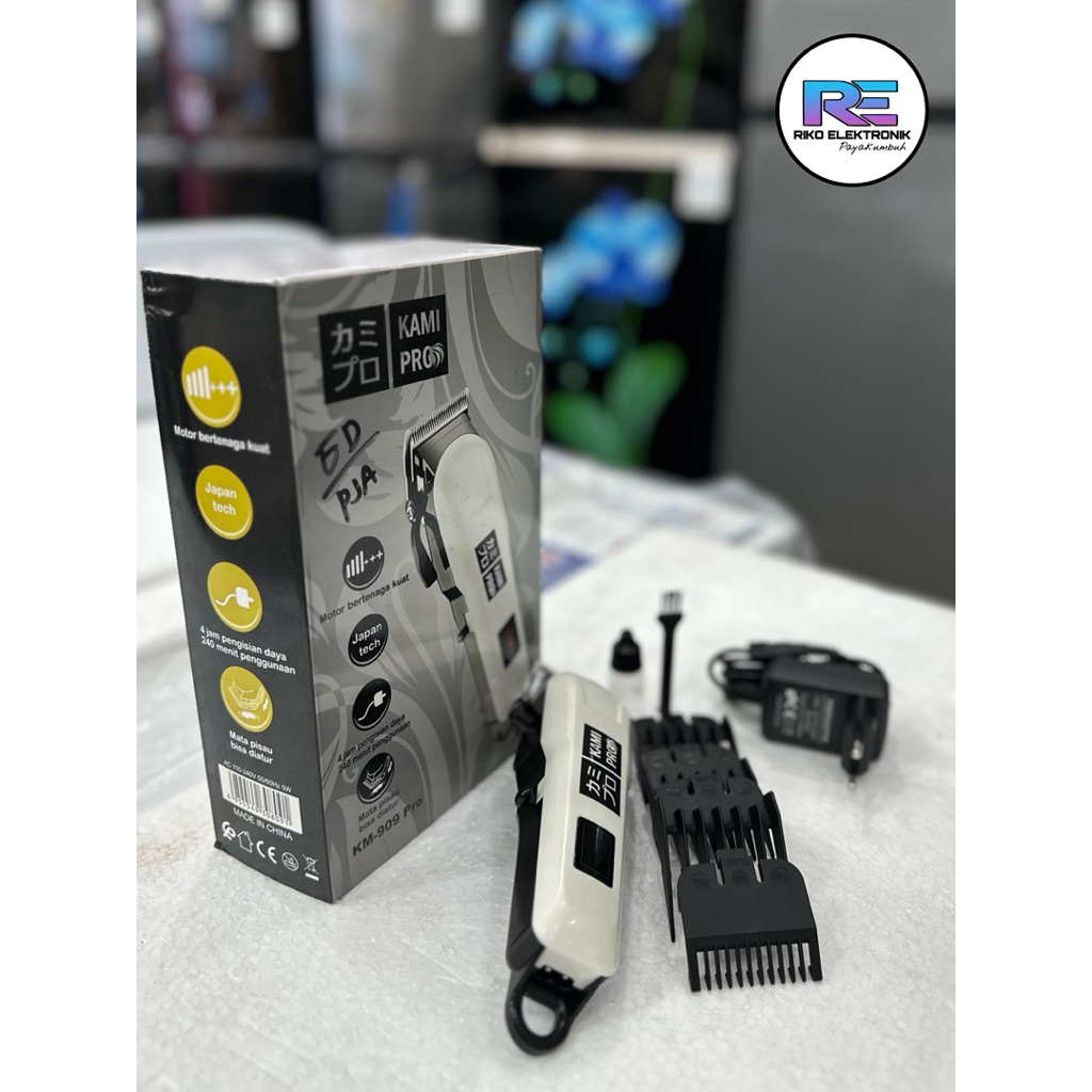 ALAT CUKUR RAMBUT CAS KAMIPRO KM-909 PRO