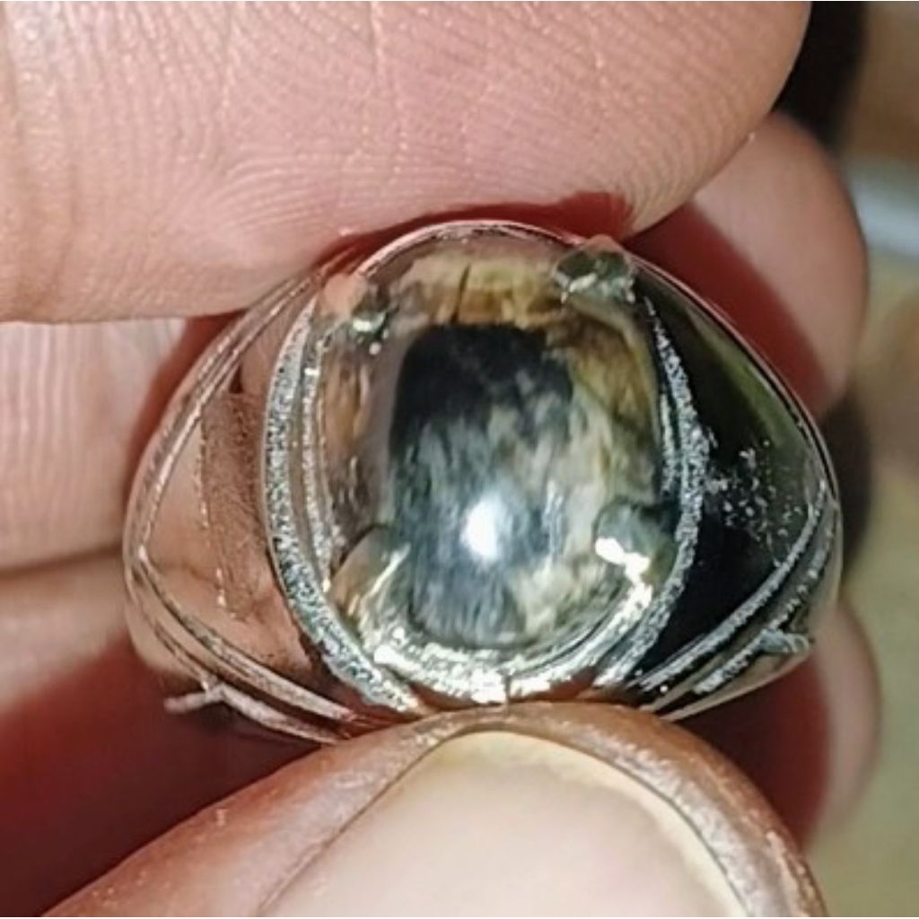 BATU BULU MACAN LUMAJANG NATURAL BASALTIC TIGER GLASS