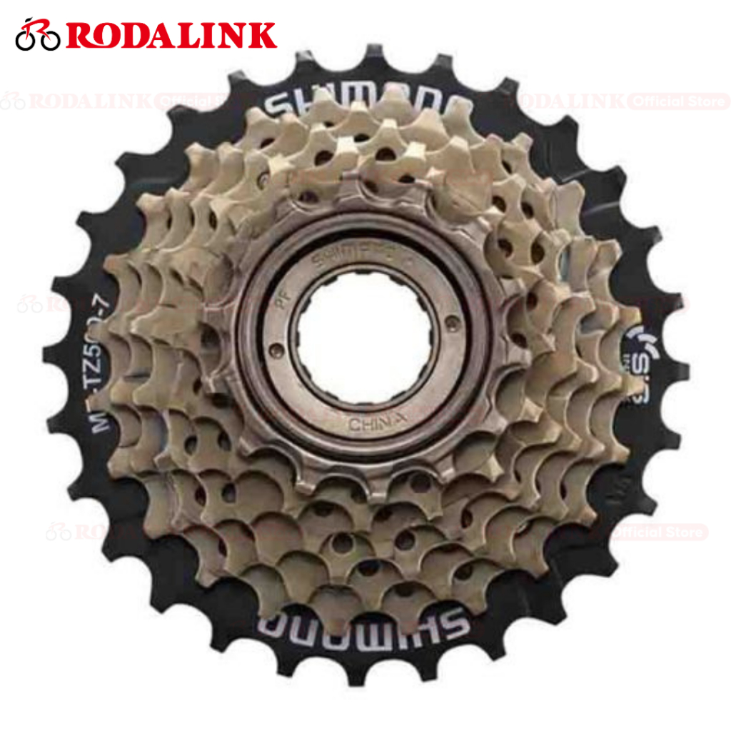 Shimano Freewheel Sepeda Tourney EMF-TZ500 – Freewheel MTB City Bike 3x7 Speed