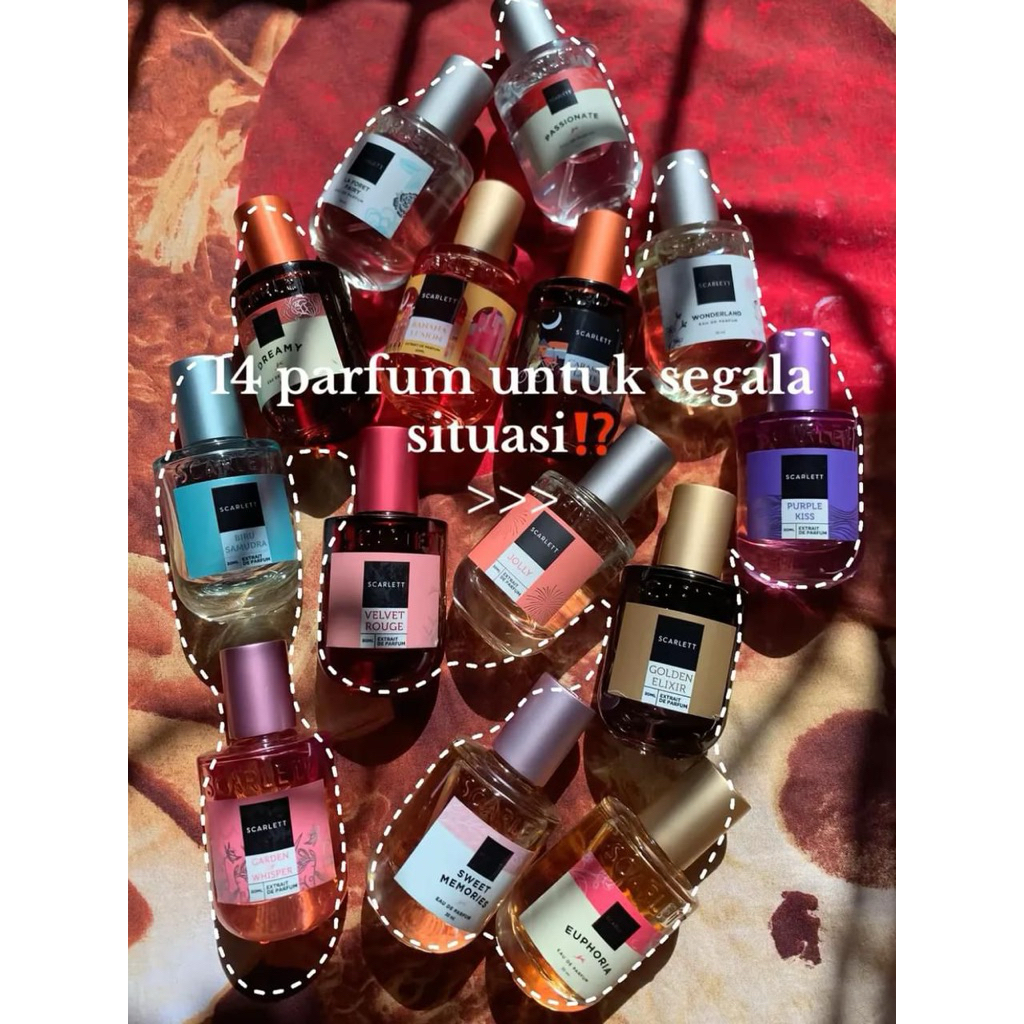 parfume scarlett new + parfume Gucci,Prada dll