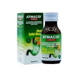 Atmacid SIRUP obat Maag Mag Sakit Lambung / Kembung Antasida Botol Suspensi Atmasid Atmacit Amacid 6