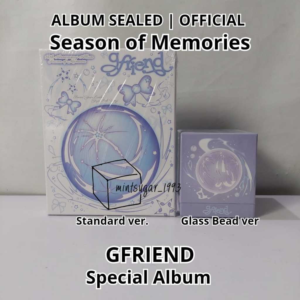 [ READY NEW OFFICIAL SEALED ] GFRIEND - SPECIAL ALBUM ' Season of Memories ' [ Standard ver | Glass 