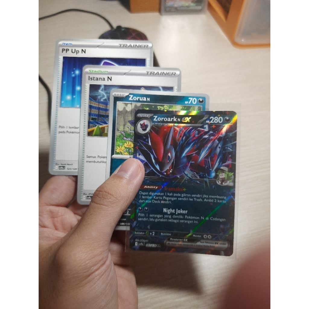 bulk evoline N's zorua - zoroark Pokémon TCG Indonesia