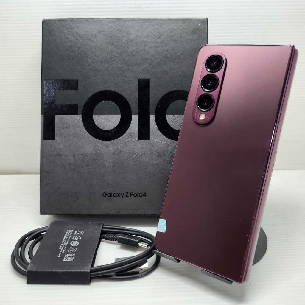 TERMURAH RARE COLOR  SAMSUNG GALAXY Z FOLD 4 5G 12/512 BURGUNDY