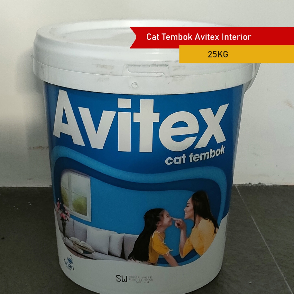 AVITEX CAT TEMBOK 25 KG DINDING INTERIOR  / 25kg 1 pill pail