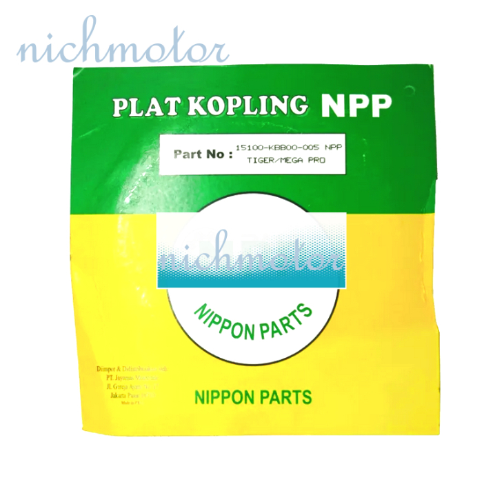 Plat Kopling Mega Pro Tiger npp