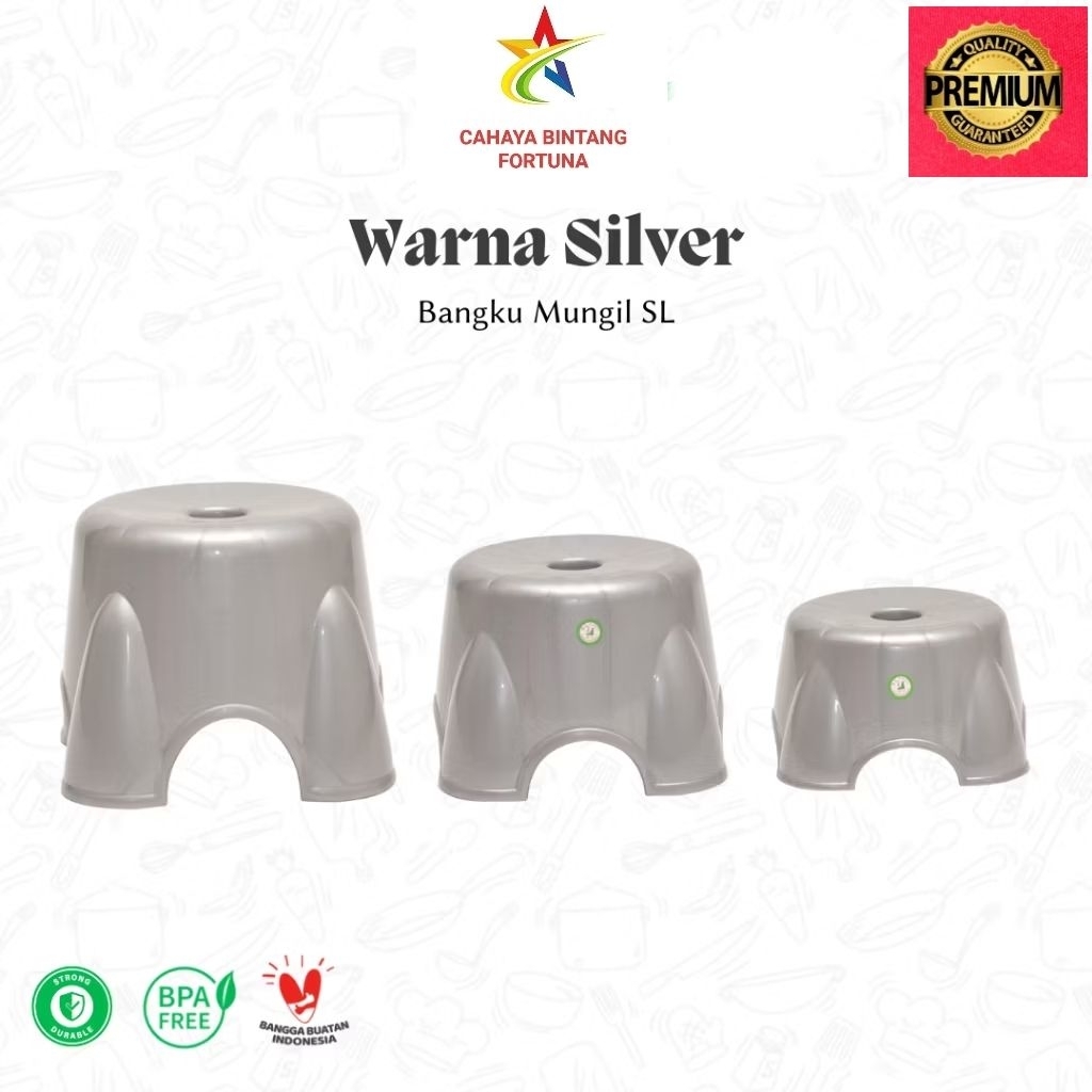 Bangku Mungil SL / Bangku Jongkok Plastik /Bangku Mini Tebal / Kursi Jongkok / Bangku Plastik