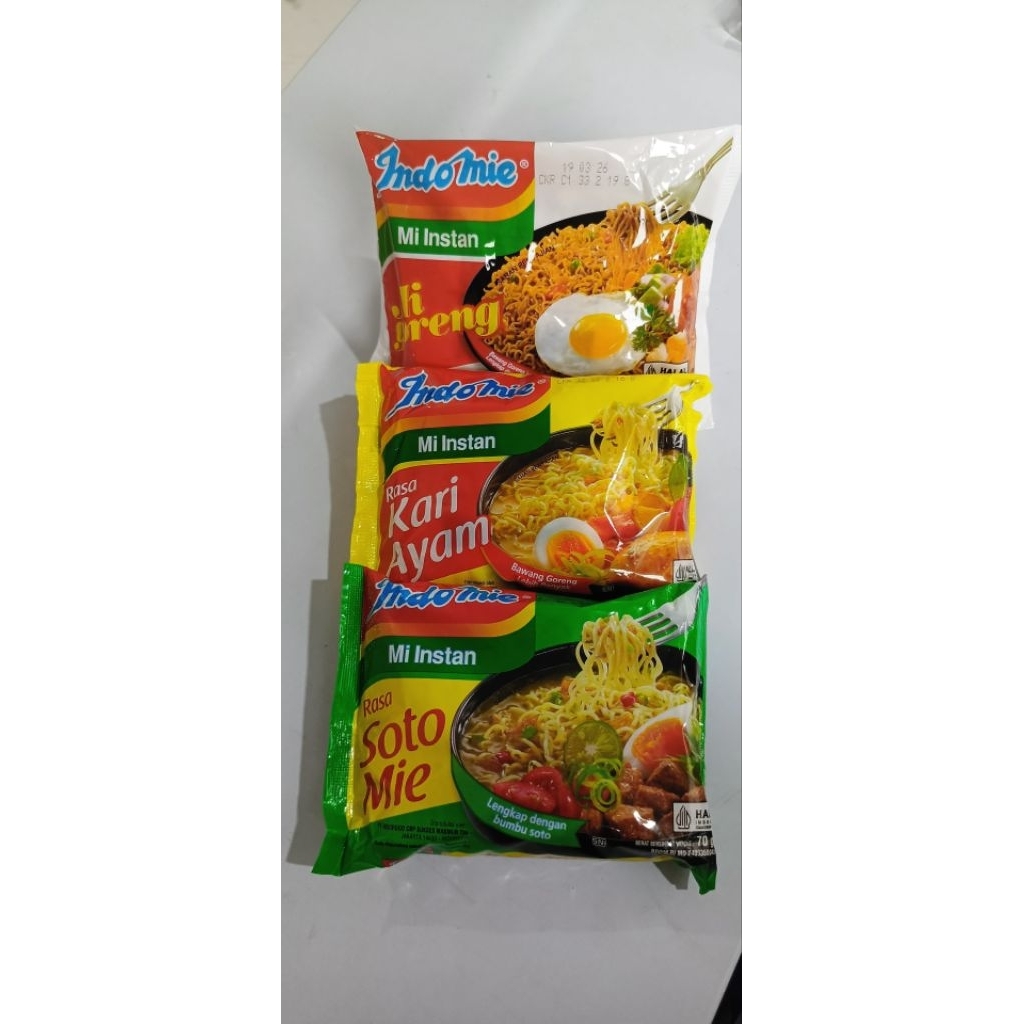 INDOMIE MIE INSTAN ALL VARIAN