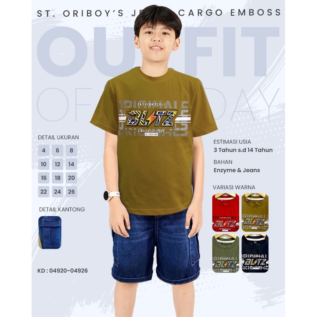 [11-15 th] KHUSUS SIZE BESAR 22 24 26 SETELAN BAJU ANAK LAKI LAKI YESSKIDS YESS KIDS ORIBOYS ORI BOY