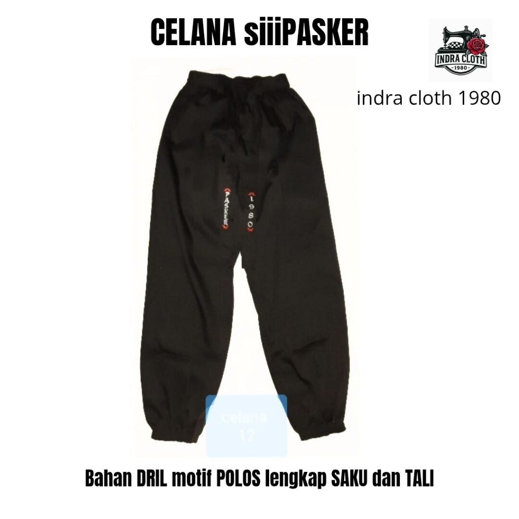 Celana Ikspi Polos 12 Bahan Dril Celana Ikspi Saku Celana Polos Ikspi Celana Ikspi Kera Sakti